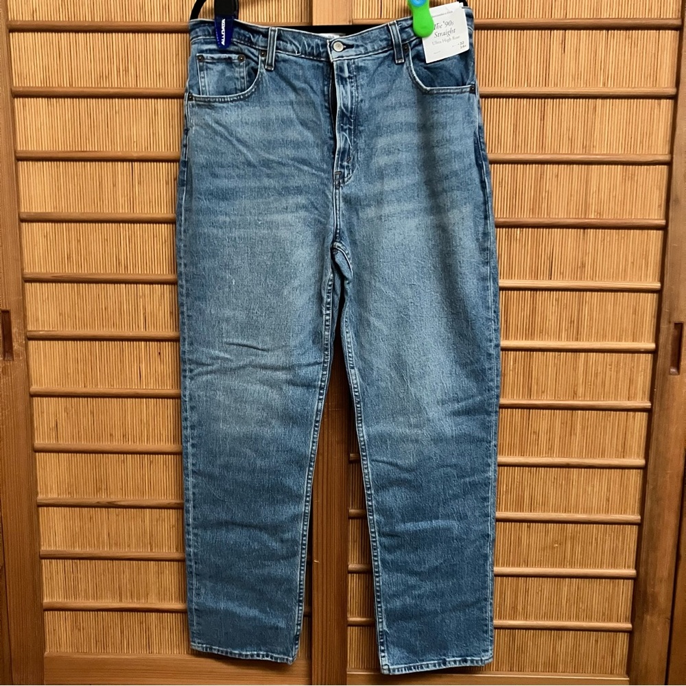Abercrombie & Fitch High Rise Blue Jeans